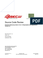 Source Code Review: Dominion Democracy Suite 4.14-A.1 Voting System With Adjudication