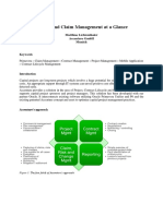 Project and Claim Management at A Glance: Matthias Lichtenthaler Accenture GMBH Munich