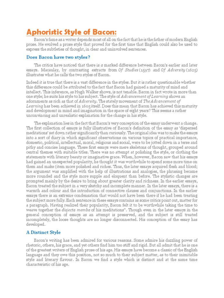 Aphorism in writing picture