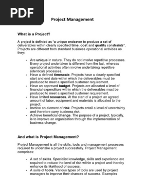 Project Management
