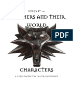 GURPS 4e - (Unofficial) Witchers and Their World - Characters PDF