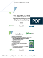 Best Pracices For Working With Contractors Using Quickbooks Desktop Leslie Shiner