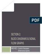 Section 2 Block Diagrams & Signal Flow Graphs