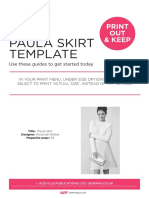 Paula Skirt Template 109