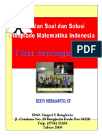 Soal Dan Solusi Olimpiade Matematika Tahun 2002 - 2009