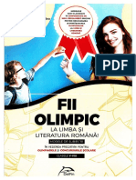 Fii Olimpic La Limba Si Literatura Romana. Modele de Subiecte