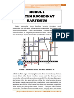 Modul 1 Sistem Koordinat Kartesius