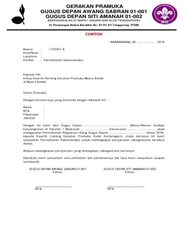 26+ Surat Undangan Rapat Gugus – Contoh Surat Ide