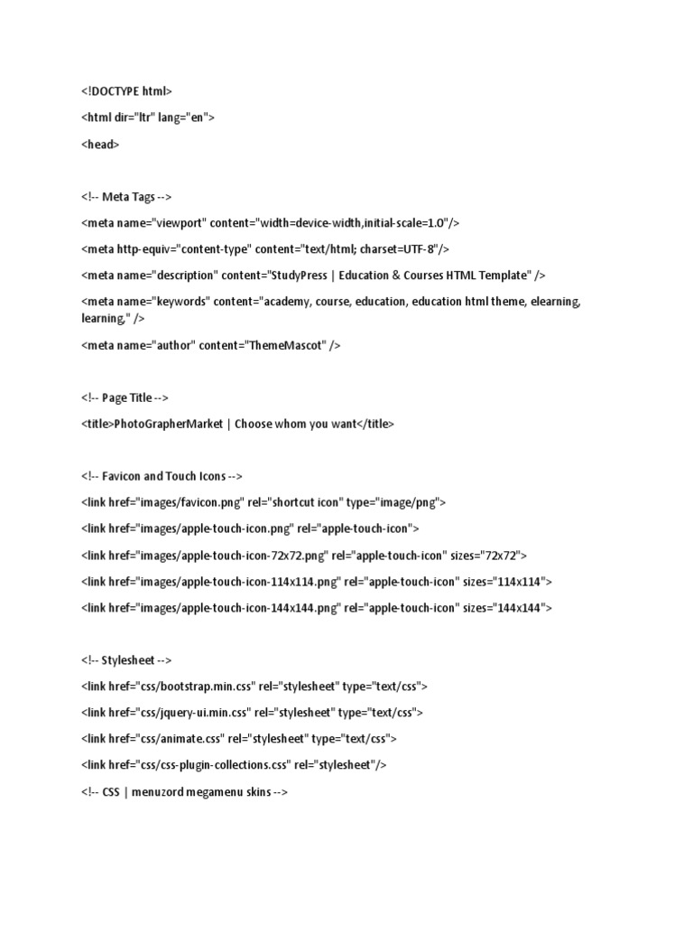 Photographer Detail | PDF | Cascading Style Sheets | Bootstrap (Front ...
