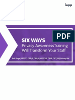 Six Ways: Privacy Awarenesstraining Will Transform Your Staff