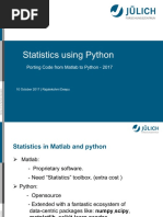 Statistics - Python PDF