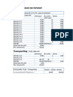 Rock Breaker Emi Payment: Tcipl Paid Amount