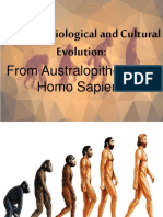 Biological and Cultural Evolution