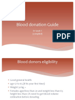 Blood Donation Guide