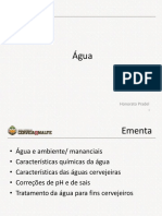 Características da água e sua importância na produção cervejeira