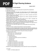 User Preferred Route (UPR) Flight Planning Guidelines