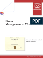 Stress Management at Work Place: Managers, Executives and All Working Professionals