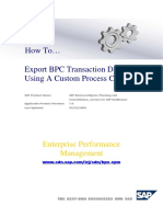 How To Export BPC Transaction Data Using A Custom Process Chain PDF