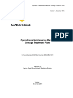 Operation & Maintenance Manual – Sewage Treatment Plant