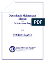 Operation & Maintenance Manual and Maintenance Log FOR SYSTEM NAME.pdf