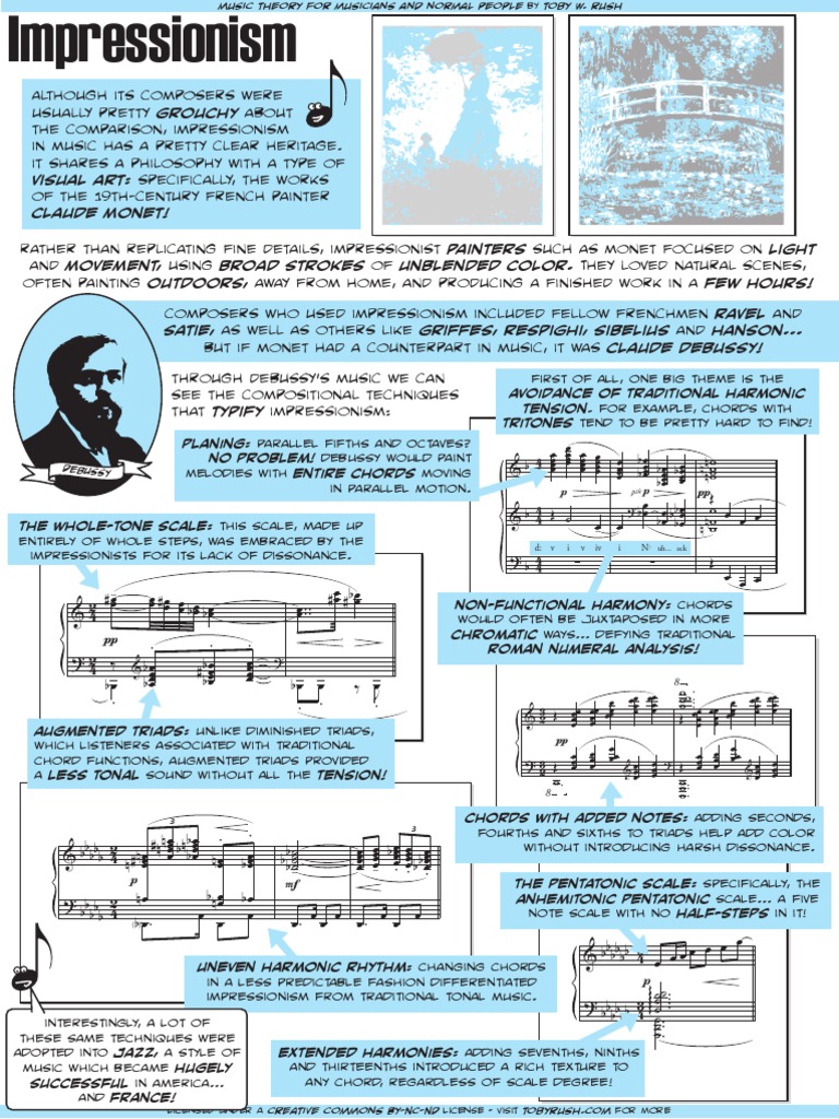 Impressionism PDF Impressionism Harmony