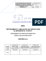 QA QC SIM P OP 002 Procedimiento de Trabajos de Demolición