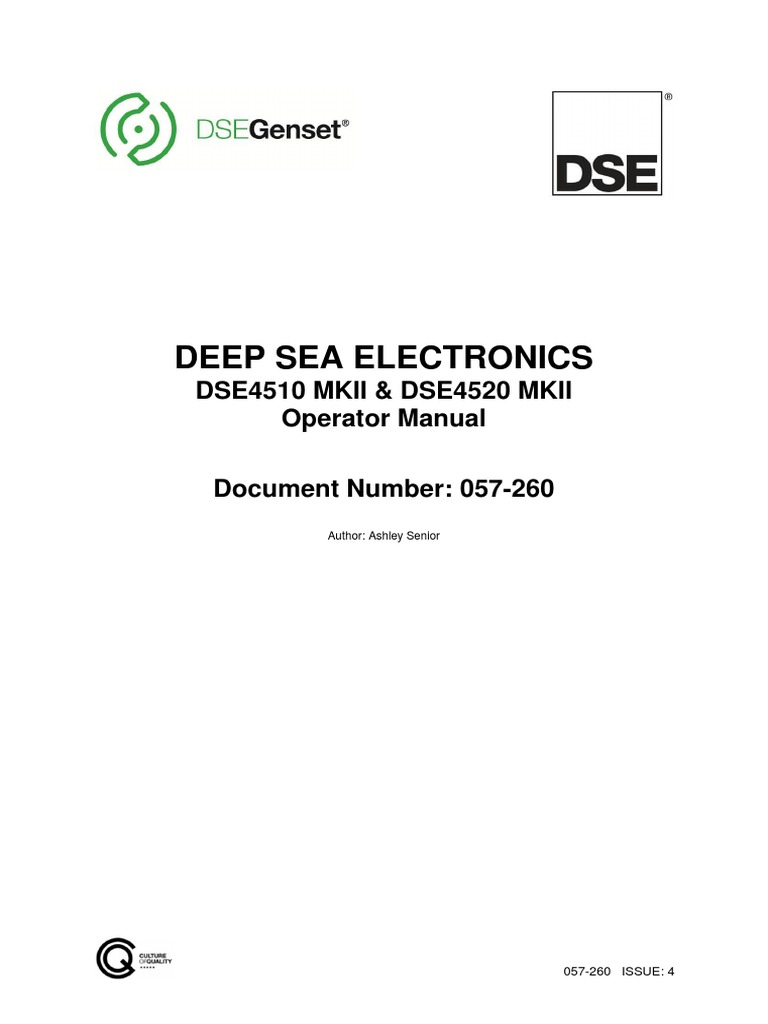 Dse4520 Mkii User Manual Pdf Pdf Instrumentation Turbocharger
