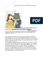 Beauty and the Beast Story Fairy Tale