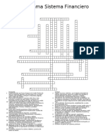 Crucigrama Sistema Financiero