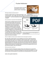 Fructan Intolerance Guide