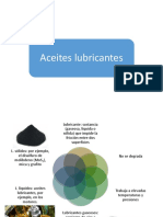 Aceites lubricantes: clasificación y propiedades