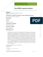 Advances On micro-RWELL Gaseous Detector: G. Morello