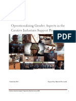 Operationalizing Gender Aspects in the CISP