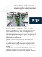 Estudio Impacto Vial Urbano (EIVU