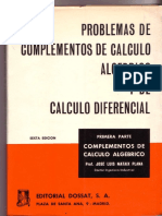 Problemas de Complementos de Calculo Algebraico y Diferencia Tomo 1ºl Mataix.pdf