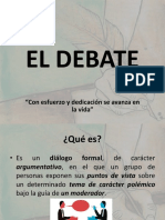 3°medio-Lenguaje-El Debate