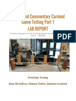 automated commentary carnival game lab report