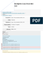 Examen parcial de Cálculo III con 10 preguntas