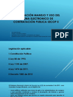 Capacitacio SECOP II Diapositivas Contratistas