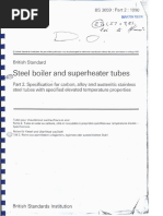 BS 3059 Carbon Steel Tube Standards | PDF