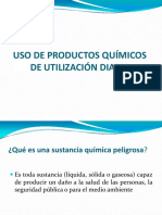 Uso de Productos Químicos de Utilización Diaria