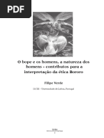 O Bope e Os Homens, A Natureza Dos Homens - Contributos Para a Interpretação Da Ética Boror