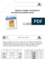 Ejemplo de Análisis y Diseño Utilizando El Metodo de Columna Ancha M.I. J. Álvaro Pérez Gómez Ing. Alex Zenil Escamilla PDF