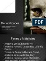 Generalidades de Anatomia