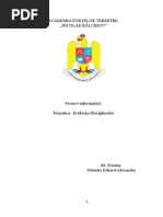 Prezentarea proiectului