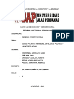 Monografía de Derecho Constitucional