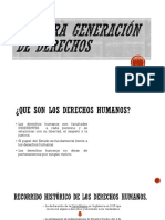 Primera Generación de Derechos