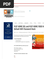PLDT HOME DSL and PLDT HOME FIBER New Default WiFi Password Hack - Blogmytuts