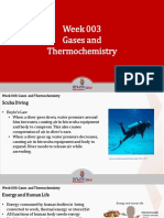 Week 003 Gases and Thermochemistry