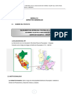 Mejoramiento Del Sistema Vial y Peatonal de La Asociacion de Vivienda Taller Villa Santa Rosa de Chiguata - Distrito de Paucarpata - Arequipa